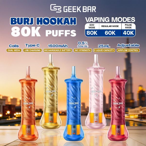 Geek Bar Burj 80K Disposable Group Image