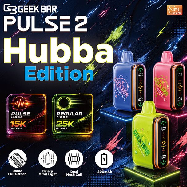 Geek Bar Pulse 2 25K Disposable Hubba Edt. Group Image