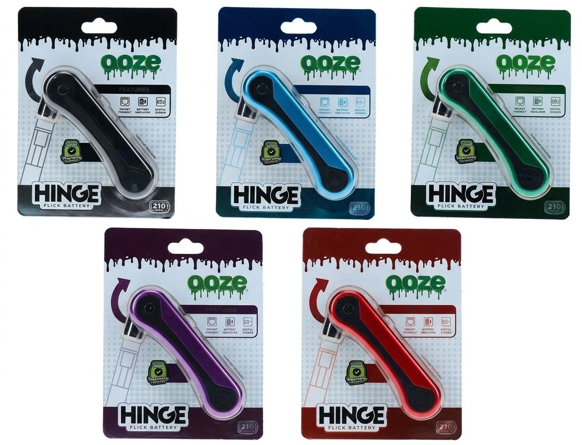 Ooze Hinge Battery USB Group Photo
