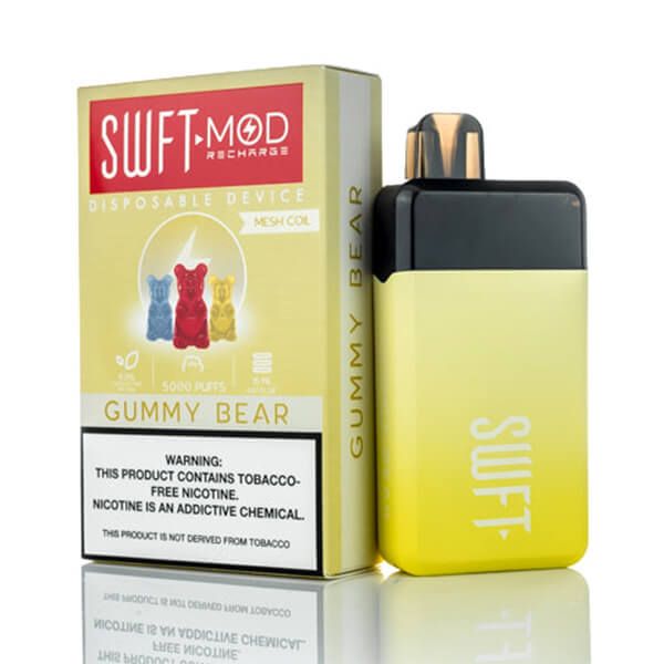 SWFT Mod 5K Puff Disposable Gummy Bear with packaging