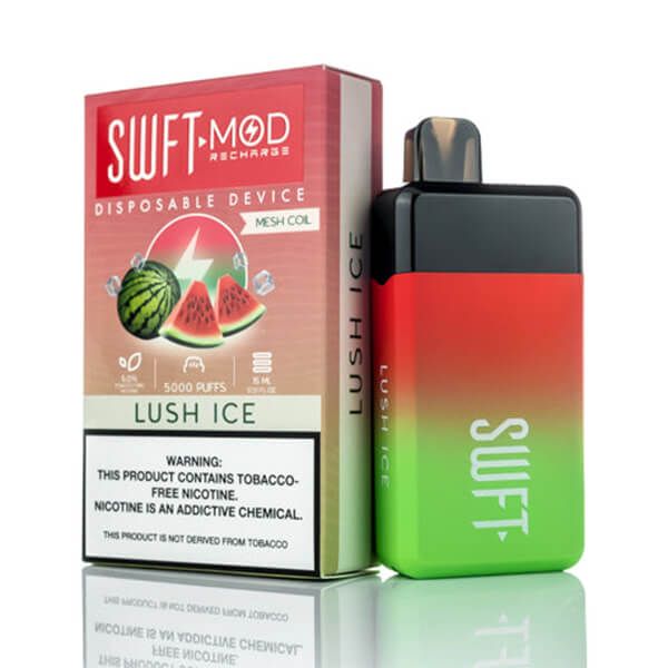 SWFT Mod 5K Puff Disposable Lush Ice with packaging