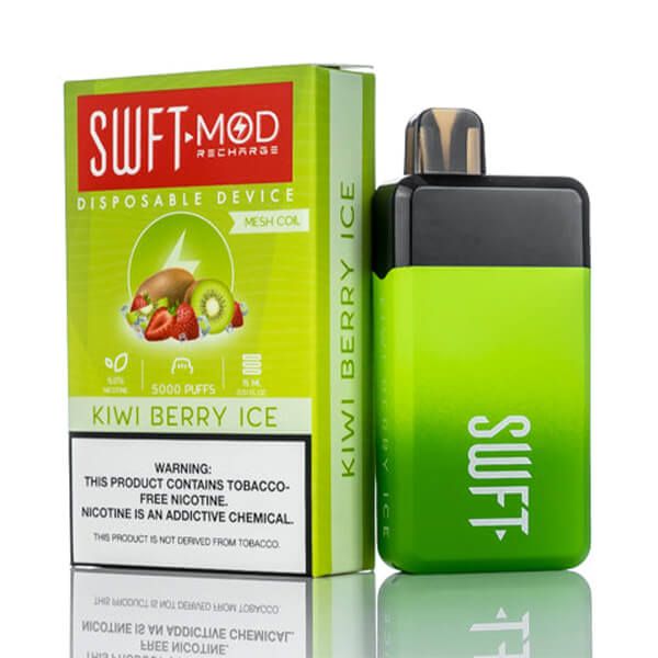 SWFT Mod 5K Puff Disposable Kiwi Berry Ice with packaging