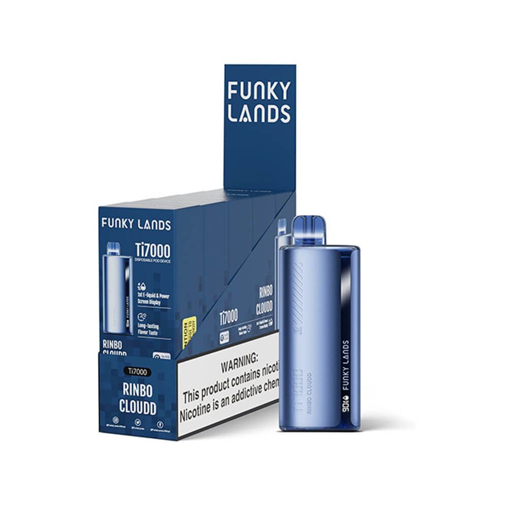 Funky Lands Ti7000 Disposable Rinbo Cloudd with packaging