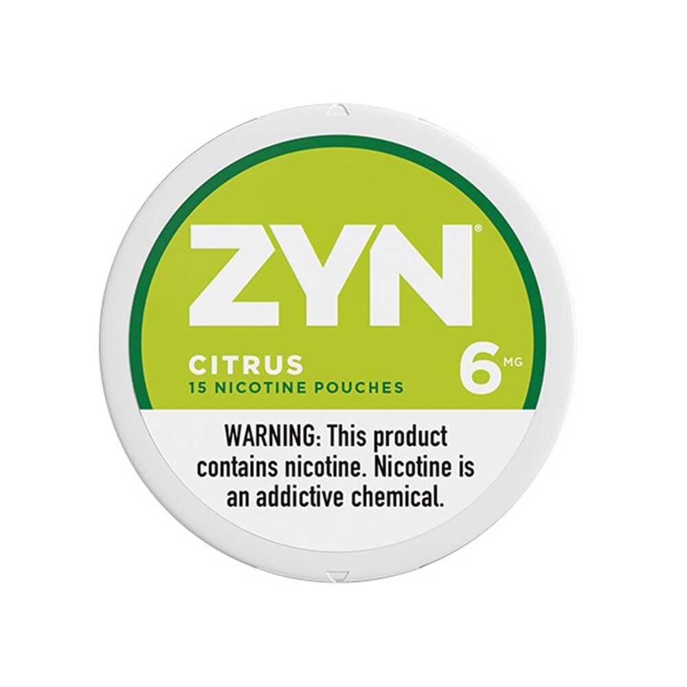 ZYN Nicotine Pouches (5-Can Pack) Citrus 6mg