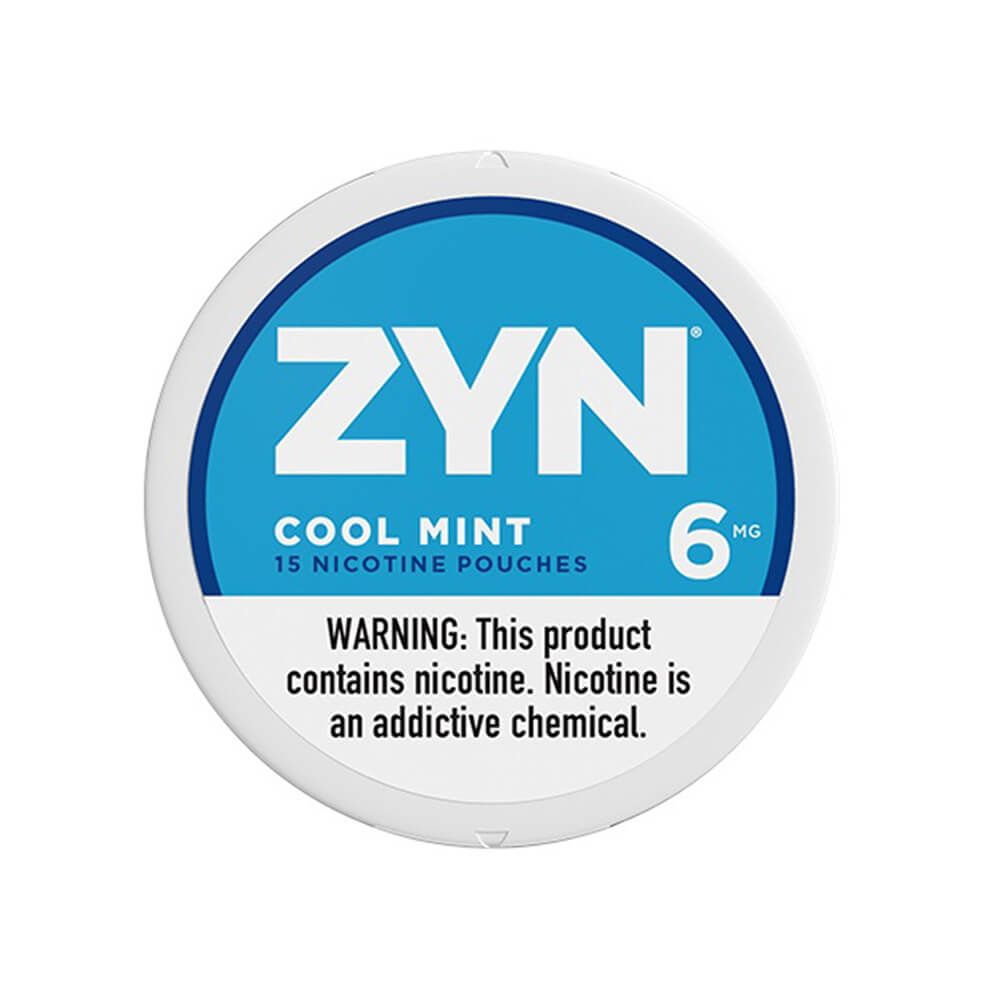 ZYN Nicotine Pouches (5-Can Pack) Cool Mint 6mg