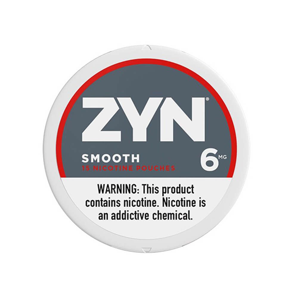 ZYN Nicotine Pouches (5-Can Pack) Smooth 6mg