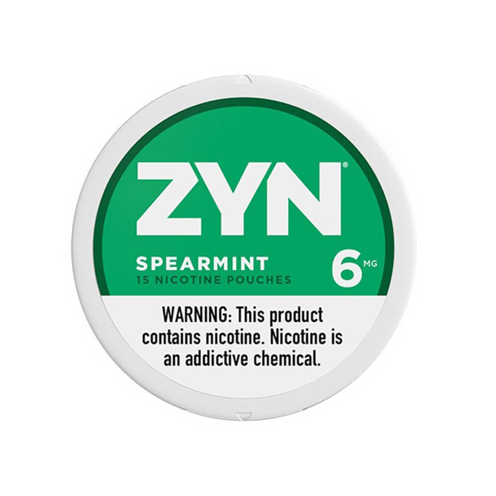 ZYN Nicotine Pouches (5-Can Pack) Spearmint 6mg