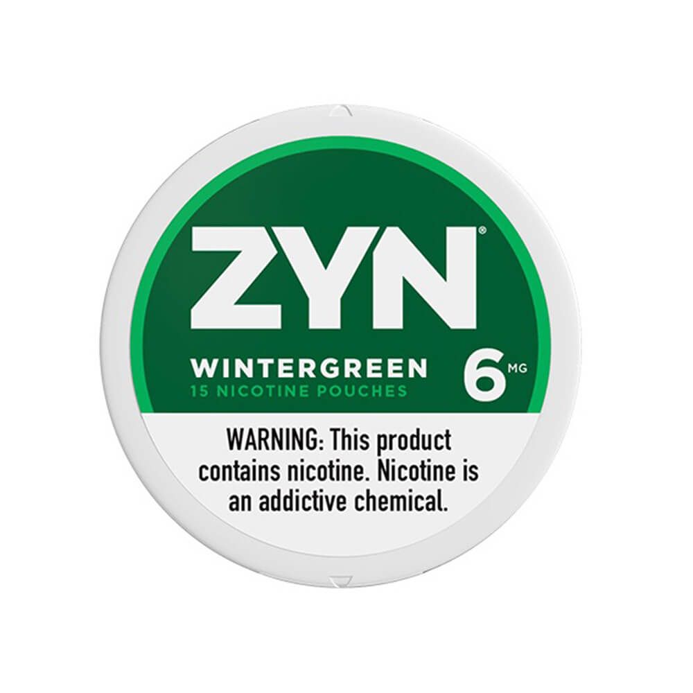 ZYN Nicotine Pouches (5-Can Pack) Wintergreen 6mg
