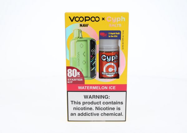 VooPoo Navi Pod System + Cyph Salts 30mL Combo Set Watermelon Ice