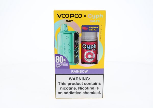 VooPoo Navi Pod System + Cyph Salts 30mL Combo Set Rainbow