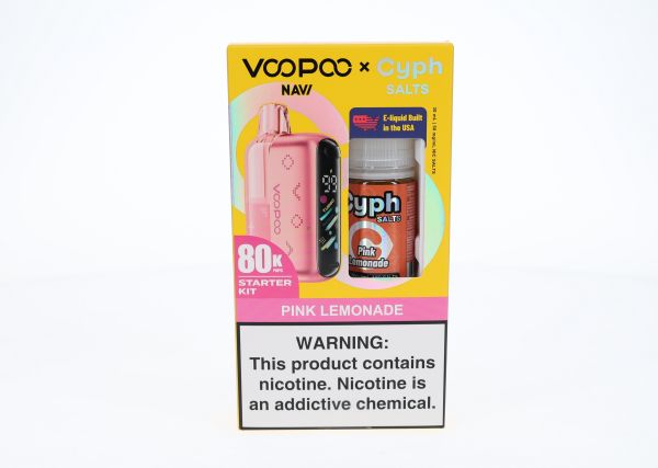 VooPoo Navi Pod System + Cyph Salts 30mL Combo Set Pink Lemonade