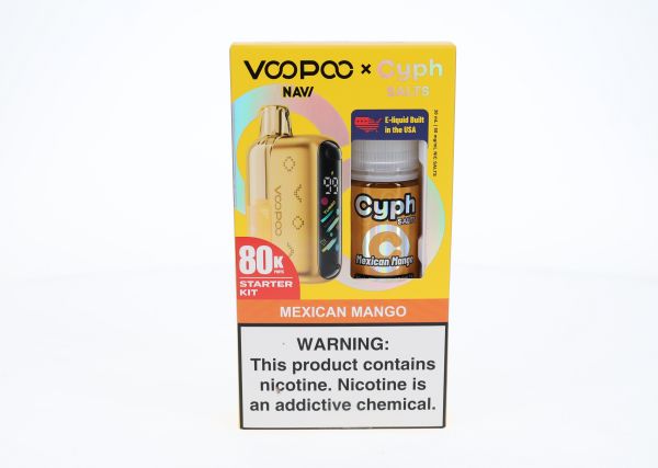 VooPoo Navi Pod System + Cyph Salts 30mL Combo Set Mexican Mango