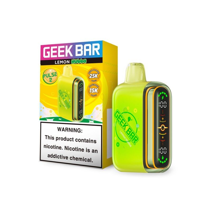 Geek Bar Pulse 2 25K Disposable Hubba Edt. Lemon Hubba with packaging