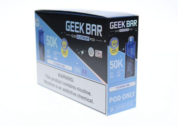 Geek Bar Clio Platinum Disposable Pod Only with packaging