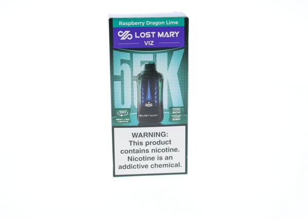 Lost Mary VIZ 55K Disposable Raspberry Dragon Lime