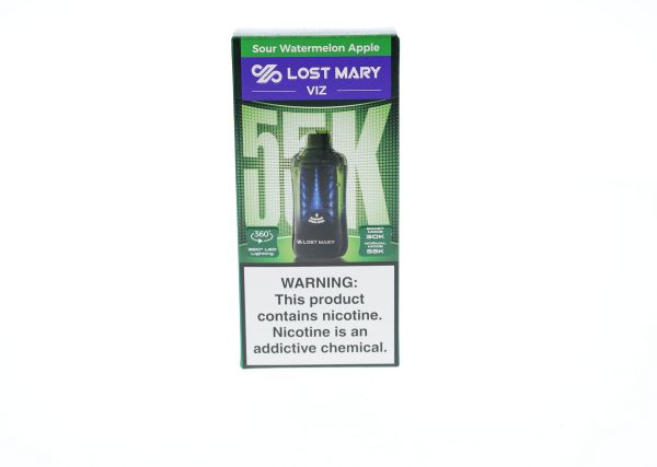 Lost Mary VIZ 55K Disposable Sour Watermelon Apple