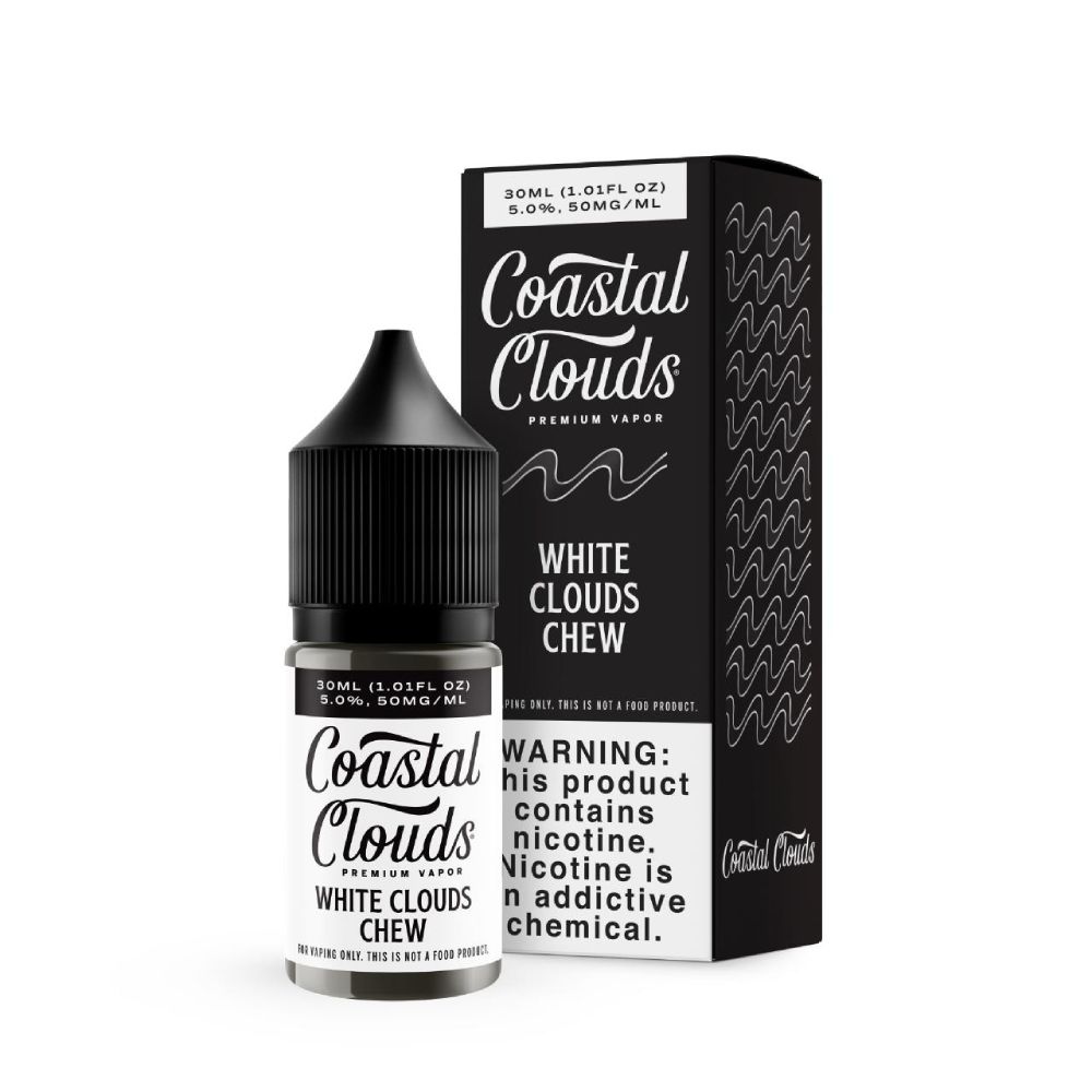 White Clouds Chew Coastal Clouds Salts 30mL with packaging