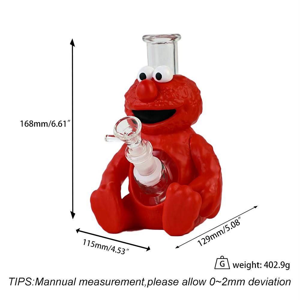 Non branded H668 7" Red Cartoon Water pipe