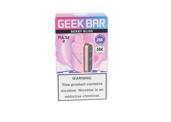 Geek Bar Pulse 2 25K Hubba Edt. Disposable Berry Bliss packaging