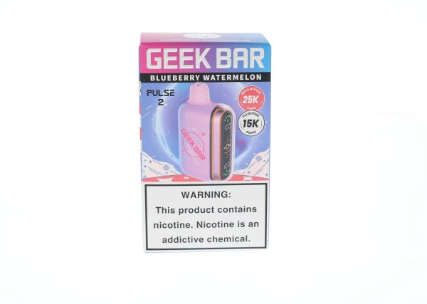 Geek Bar Pulse 2 25K Hubba Edt. Disposable Blueberry Watermelon packaging