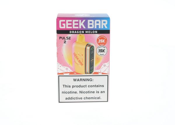 Geek Bar Pulse 2 25K Hubba Edt. Disposable Dragon Melon packaging