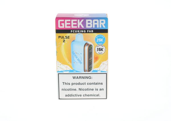 Geek Bar Pulse 2 25K Hubba Edt. Disposable Fcuking Fab packaging