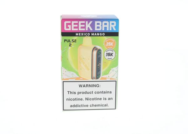 Geek Bar Pulse 2 25K Hubba Edt. Disposable Mexico Mango packaging