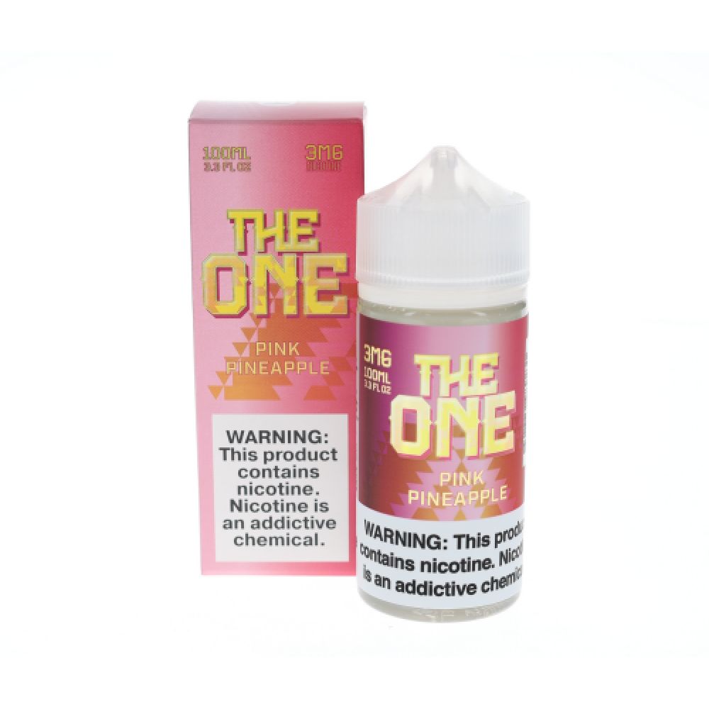 Pink Pineapple The One 100mL 3mg with packaging