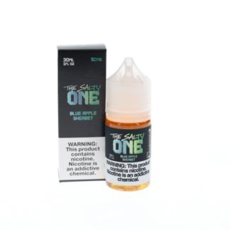 Blue Apple Sherbert The Salty One Salts 30mL 50mg with packaging