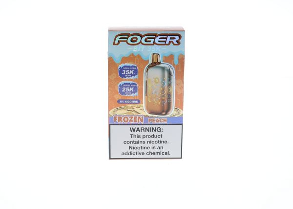 Foger Bit 35K Disposable Jam Series Frozen Peach with packaging