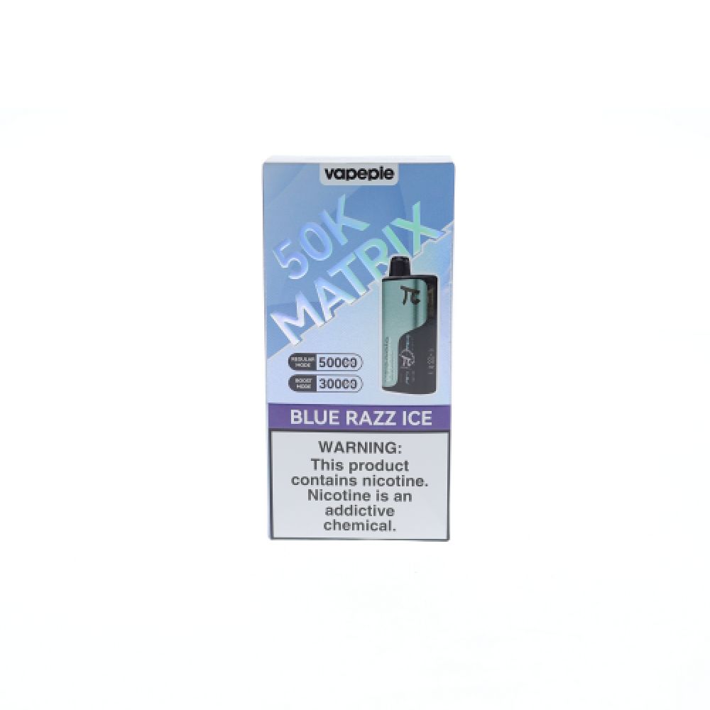 Vapepie Matrix 50K Disposable Blue Razz Ice