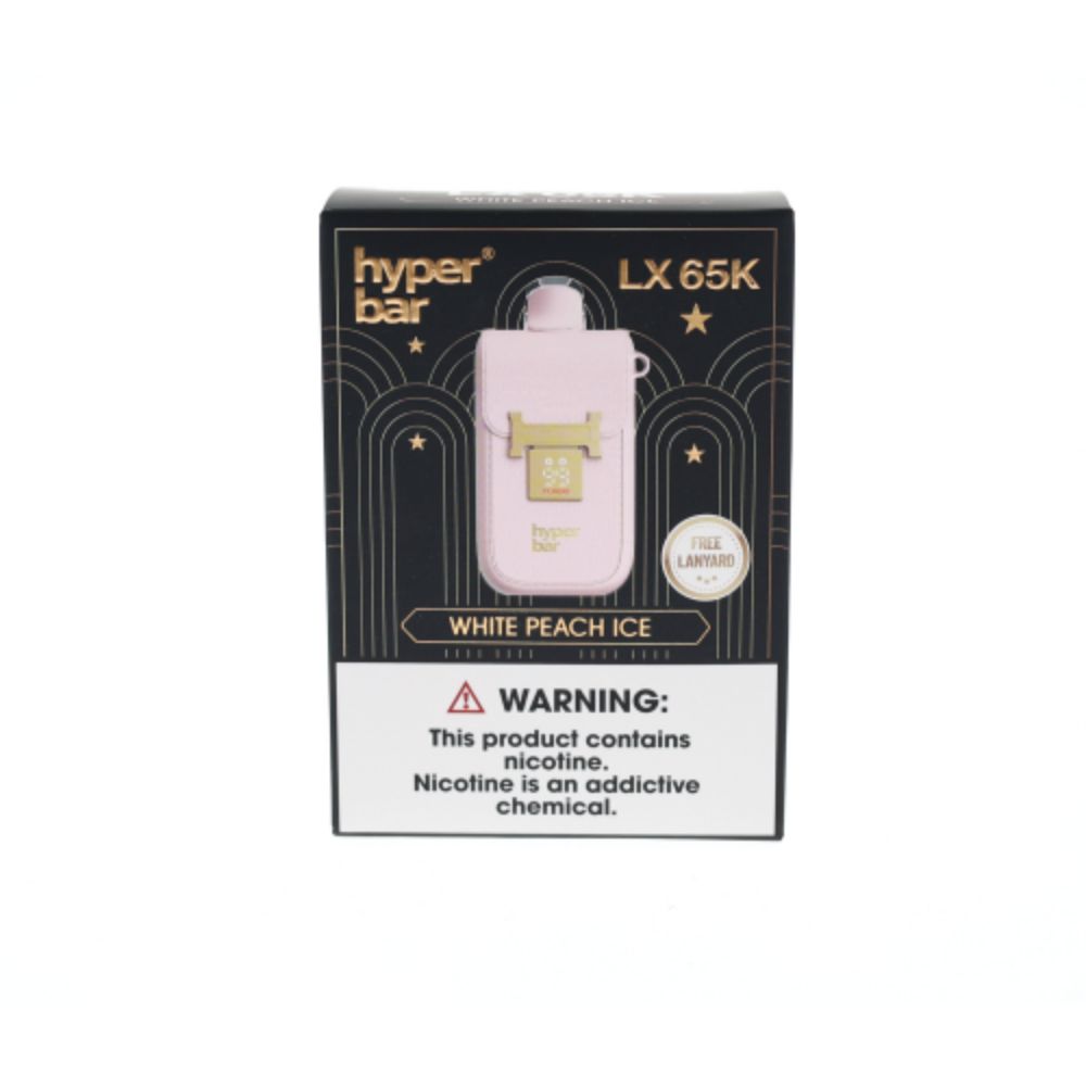 Hyper Bar LX65K 65KPuff Disposable White Peach Ice
