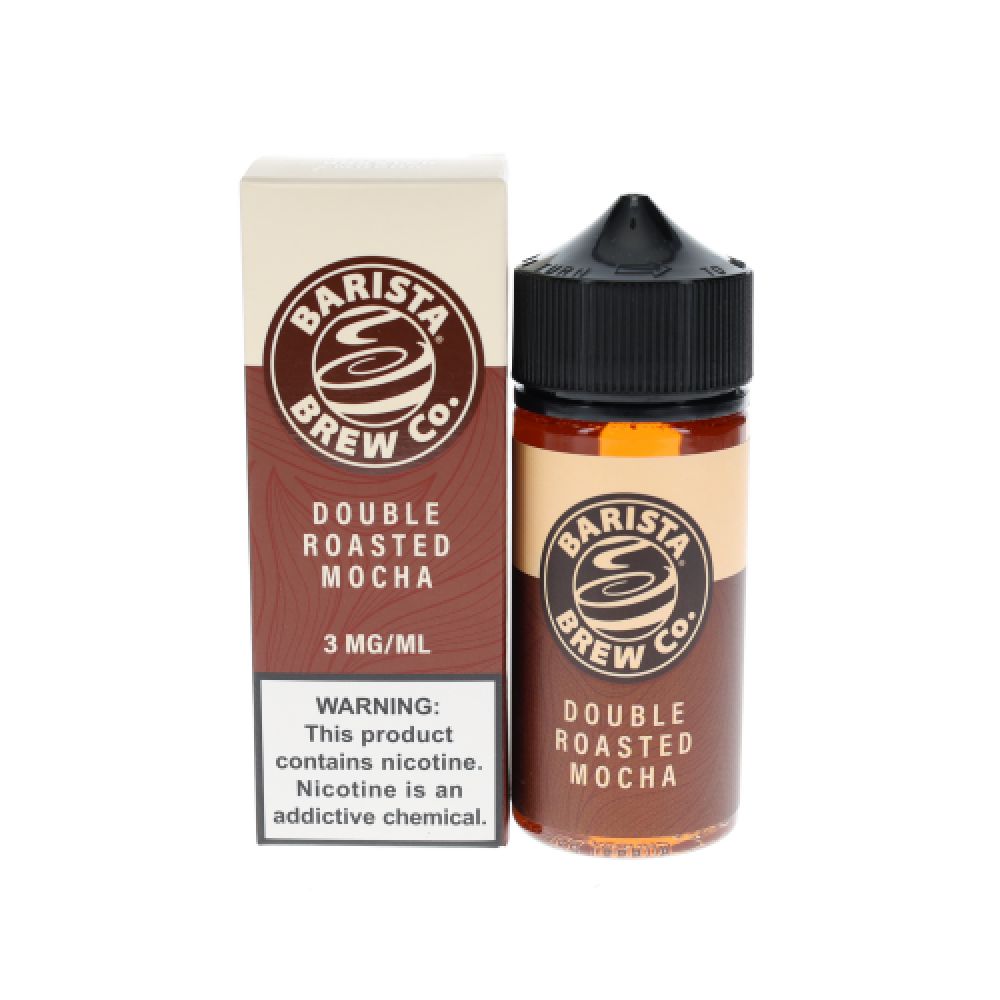 Double Roasted Mocha Barista Brew 100mL 3mg with packaging