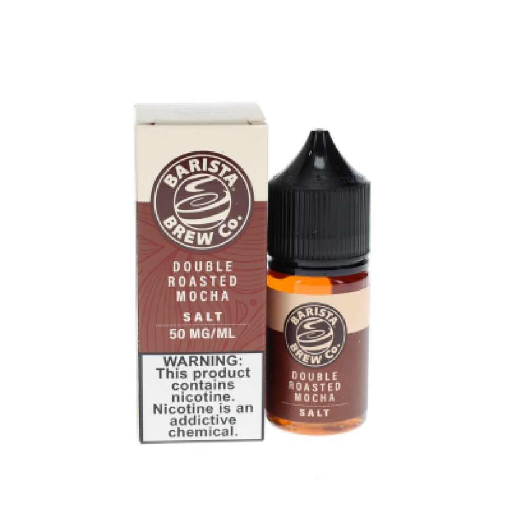 Double Roasted Mocha Barista Brew Salts 30mL 50mg with packaging