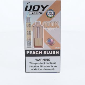 iJoy XP100K 100K Disposable Pod + 15mL Liq Salts Peach Slush packaging