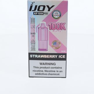 iJoy XP100K 100K Disposable Pod + 15mL Liq Salts Strawberry Ice packaging