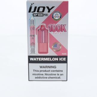 iJoy XP100K 100K Disposable Pod + 15mL Liq Salts Watermelon Ice packaging