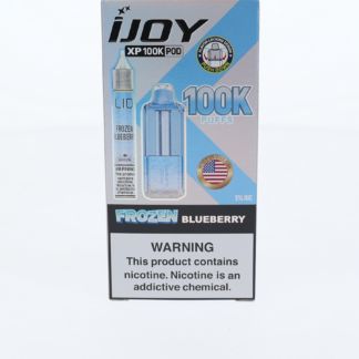iJoy XP100K 100K Disposable Pod + 15mL Liq Salts Frozen Blueberry packaging
