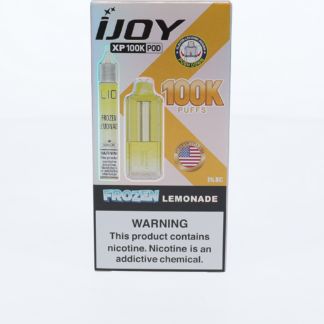iJoy XP100K 100K Disposable Pod + 15mL Liq Salts Frozen Lemonade packaging