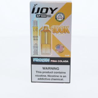 iJoy XP100K 100K Disposable Pod + 15mL Liq Salts Frozen Pina Colada packaging
