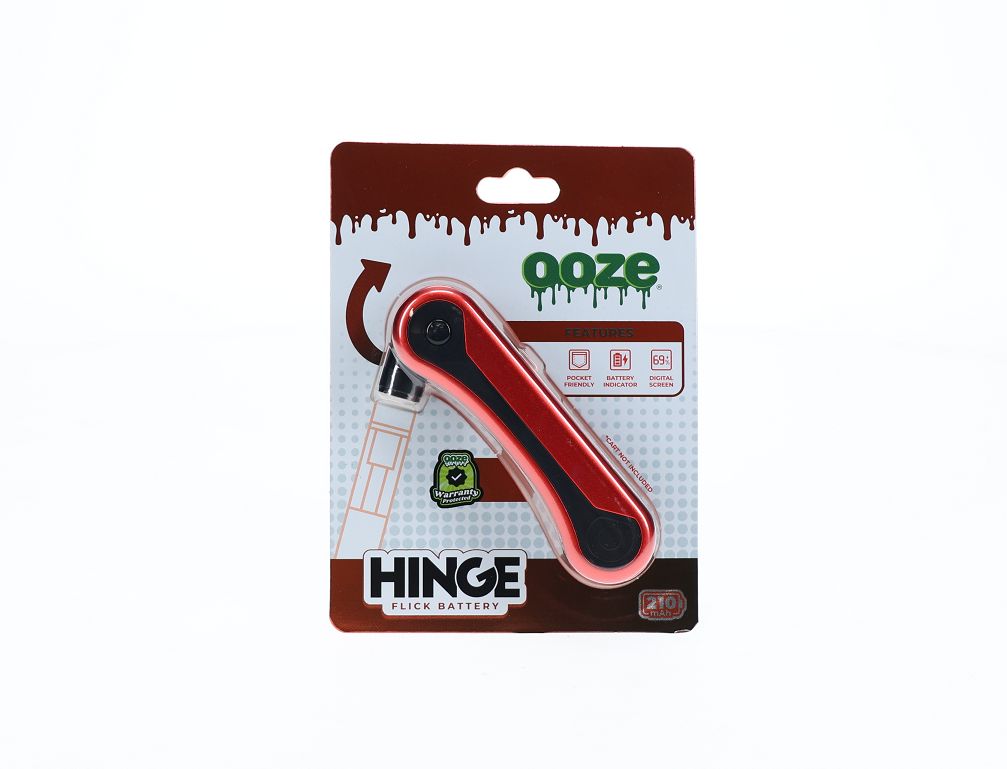 Ooze Hinge Battery USB Ruby Red