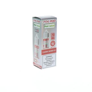 Cherry Bomb Ice Pod Juice x Fog Pod Salts 30mL 20mg packaging