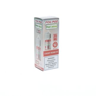 Cherry Bomb Ice Pod Juice x Fog Pod Salts 30mL 35mg packaging