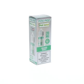 Miami Mint Pod Juice x Fog Pod Salts 30mL 20mg packaging