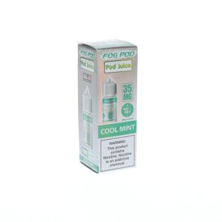Cool Mint Pod Juice x Fog Pod Salts 30mL 35mg packaging