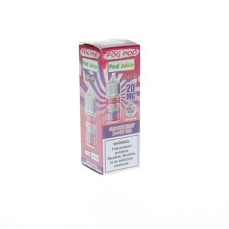 Strawberry B-Pop Ice Pod Juice x Fog Pod Salts 30mL 20mg packaging