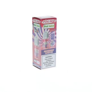Strawberry B-Pop Ice Pod Juice x Fog Pod Salts 30mL 35mg packaging