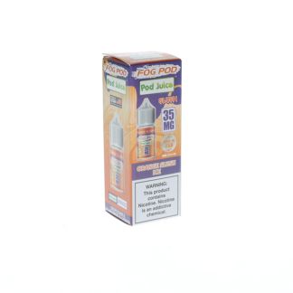 Orange Slush Ice Pod Juice x Fog Pod Salts 30mL 35mg packaging