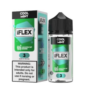 Cool Mint Juice Head iFlex Nixodine 100mL 3mg with packaging