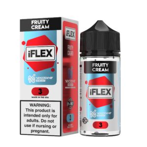 Fruity Cream Juice Head iFlex Nixodine 100mL 3mg with packaging